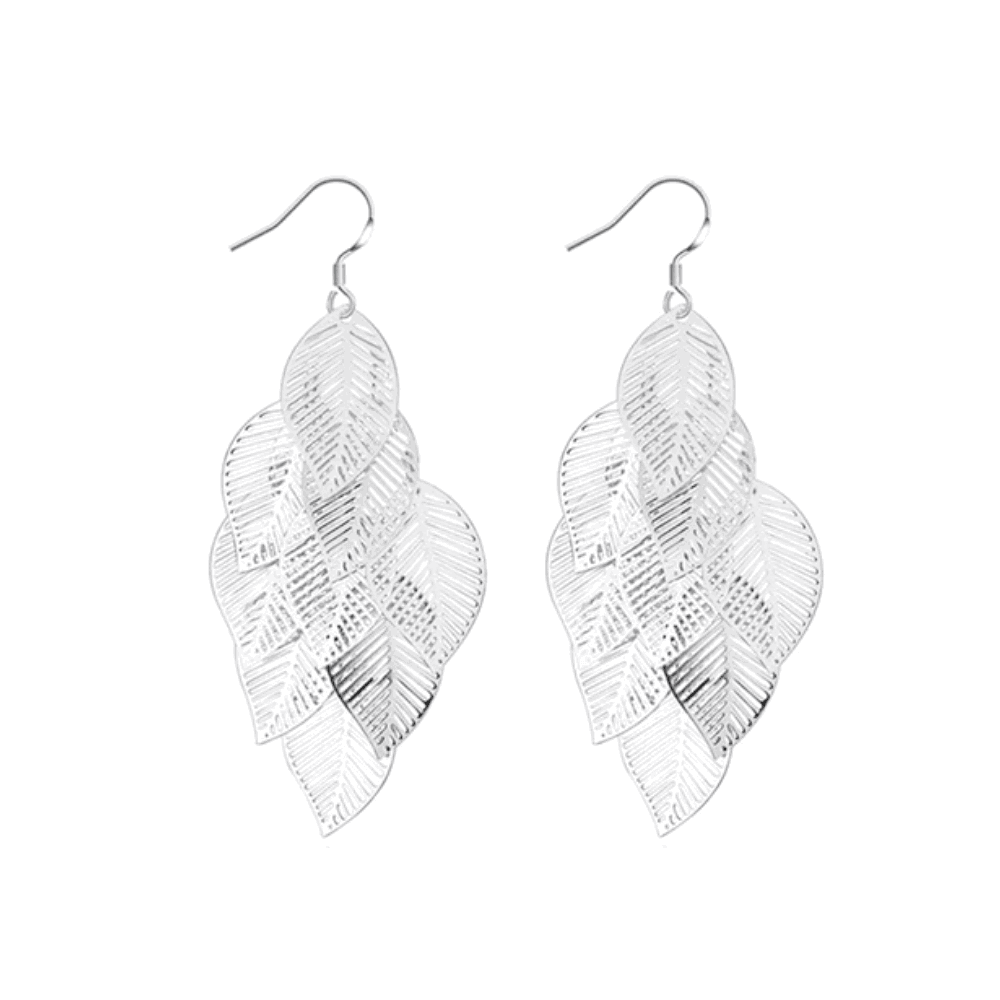 Sterling selling Silver 0.925 Leaf Earrings, Leaves, Leaf Jewelry, Gift Idea, Dangle Earrings,