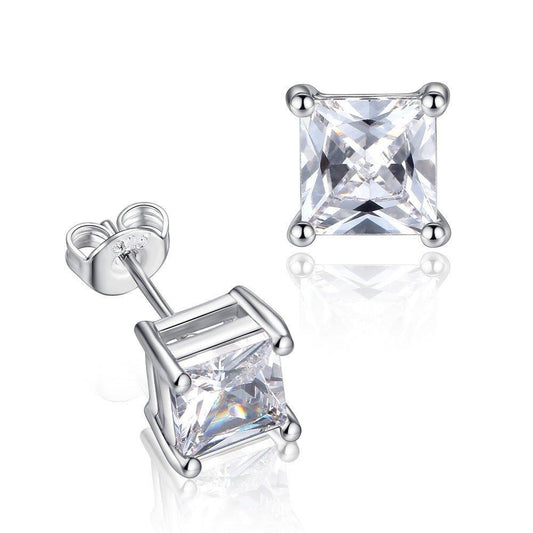 Glam Up Instantly with Sterling Silver Cubic Zirconia Earrings!