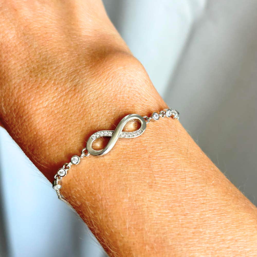 Silver Infinity Bracelet