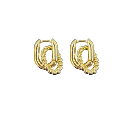 Elegant Link Drop Earrings