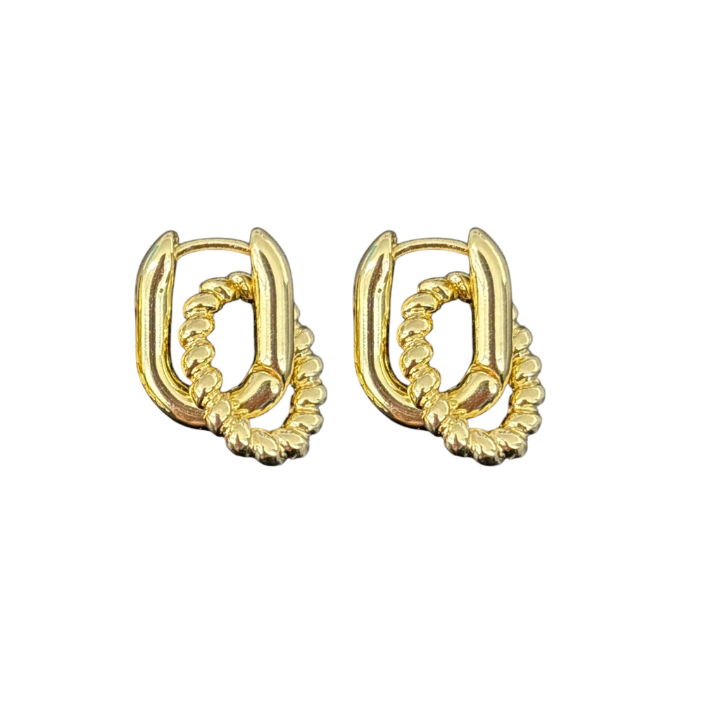 Elegant Link Drop Earrings