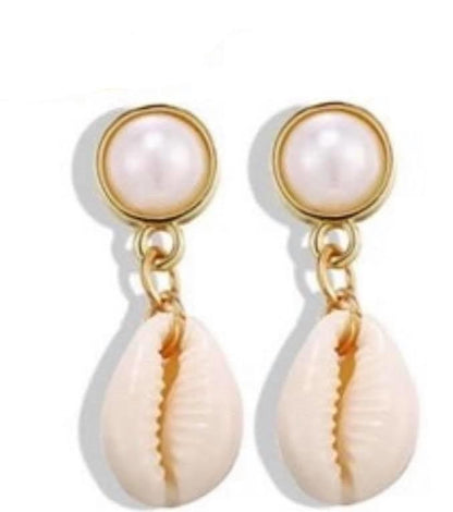 Seashell Drop Earrings